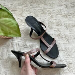 Marc Jacobs Y2K Heeled Glitter Strappy Sandals